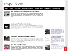 Tablet Screenshot of mycirebon.com